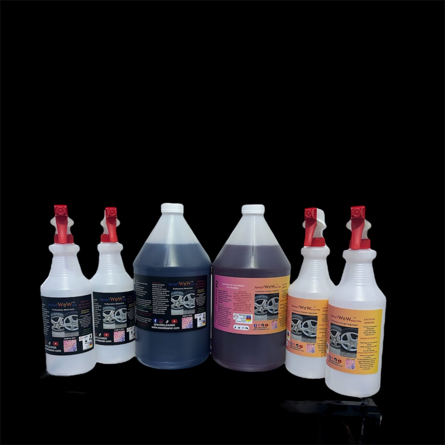 WoW WheeL KleaneR 2X Strength Gallon SeT