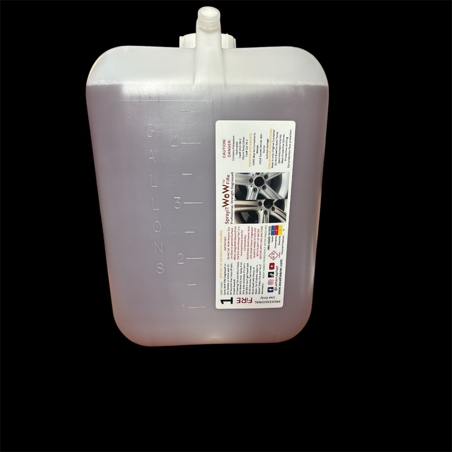 Fire Full Strength Five Gallon